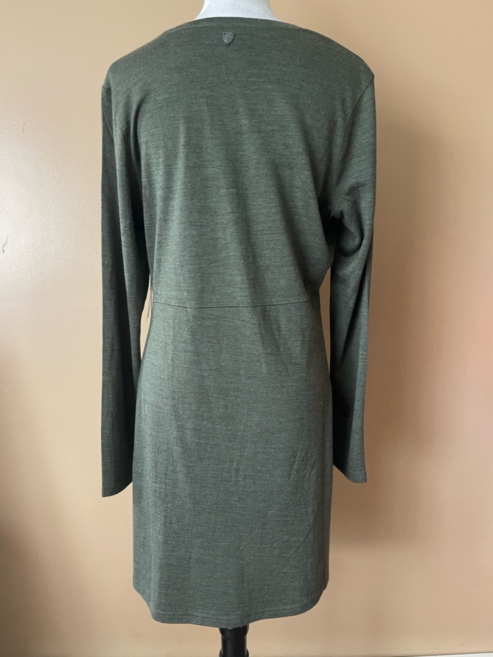 Kuhl Olive Long Sleeve Dress size large new with tags - Picture 7 of 9